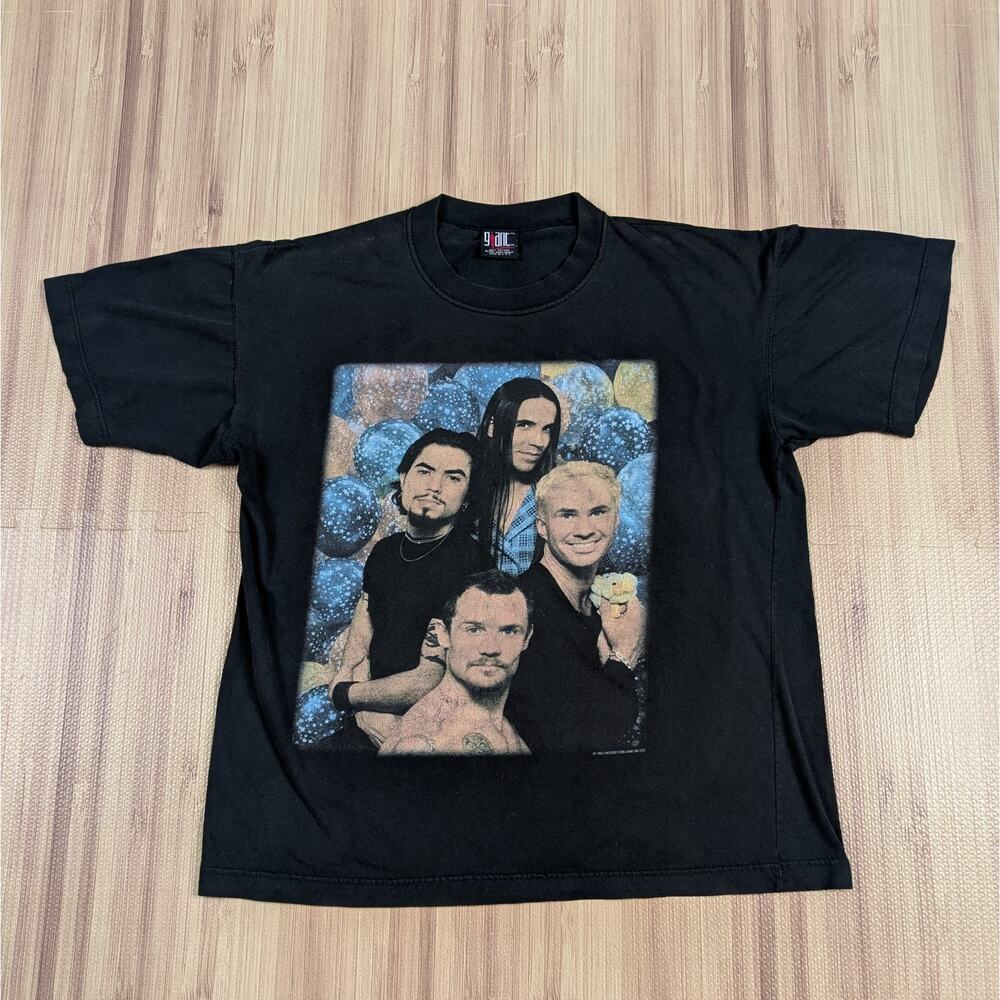 Vintage 1995 Red Hot Chili Peppers T Shirt Size L One Hot Minute Janes Addiction